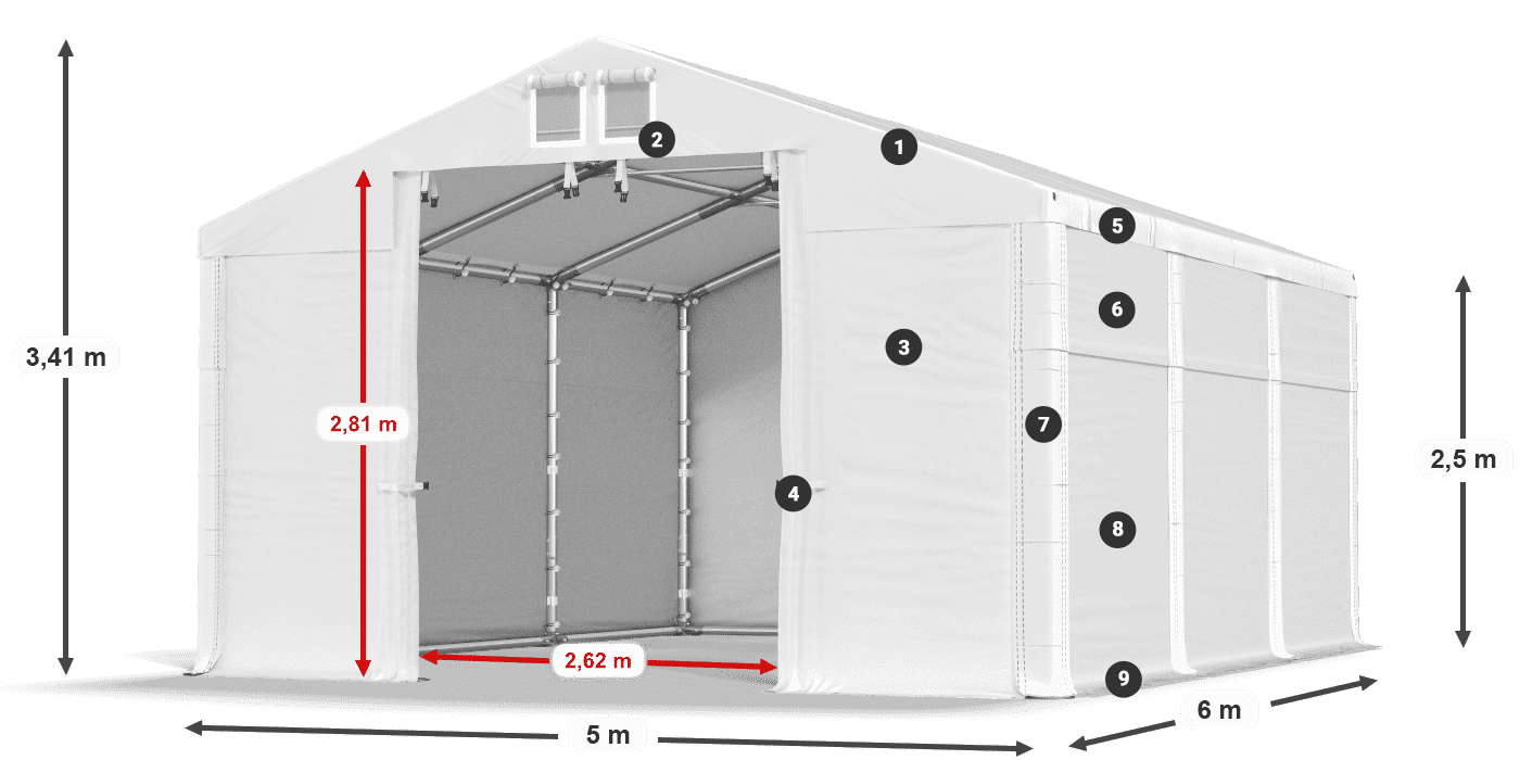 MSD 560 PVC legende 2,5m