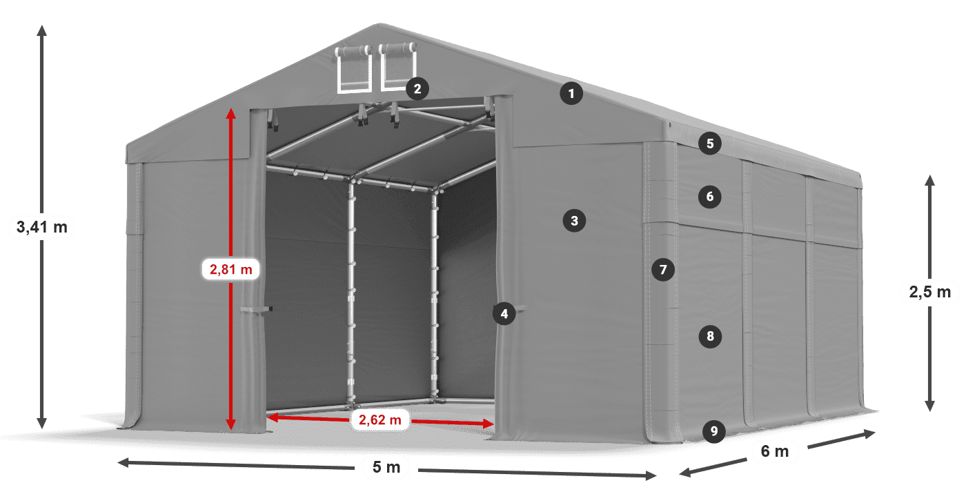 MSD 560 PVC legende 2,5m