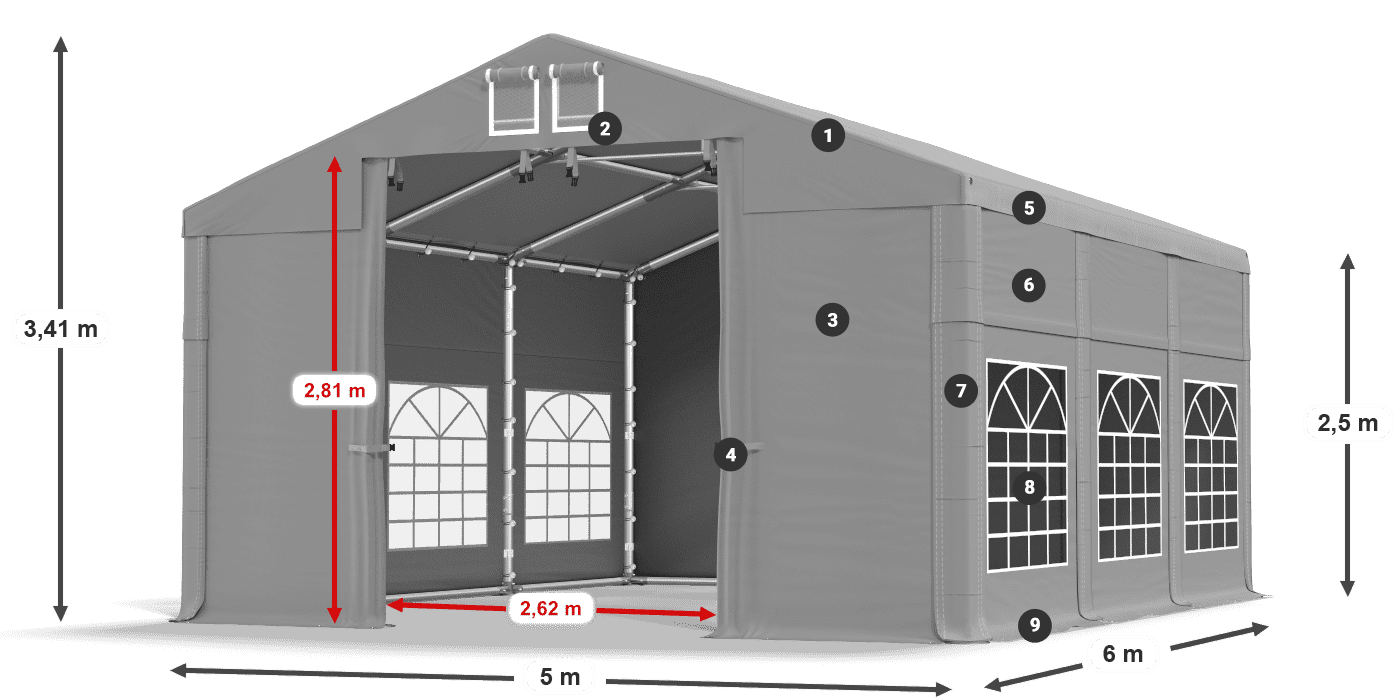 ISD 560 PVC legende 2,5m