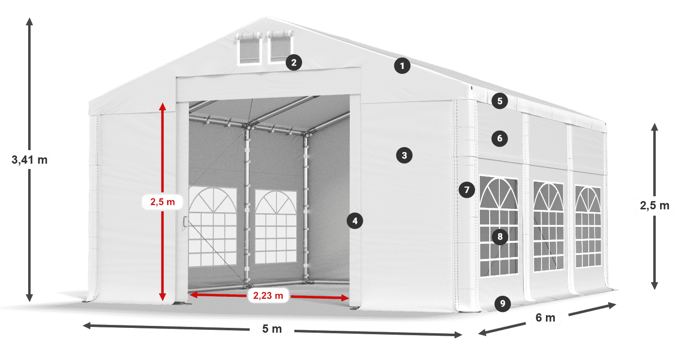 ISD 560 PVC legende 2,5m