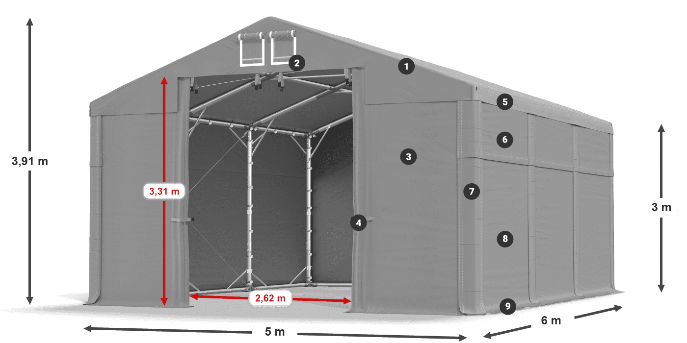MHFR 750 PVC legende 3m