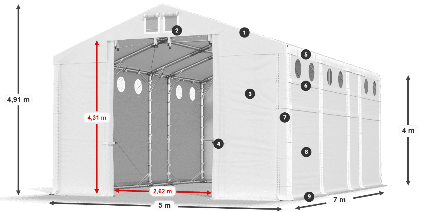 MFRO 620 PVC legende 4m