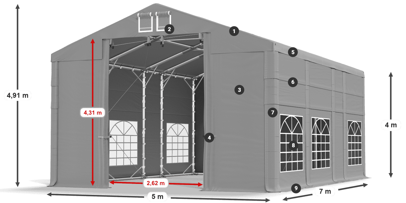 IMS 580 PVC legende 4m
