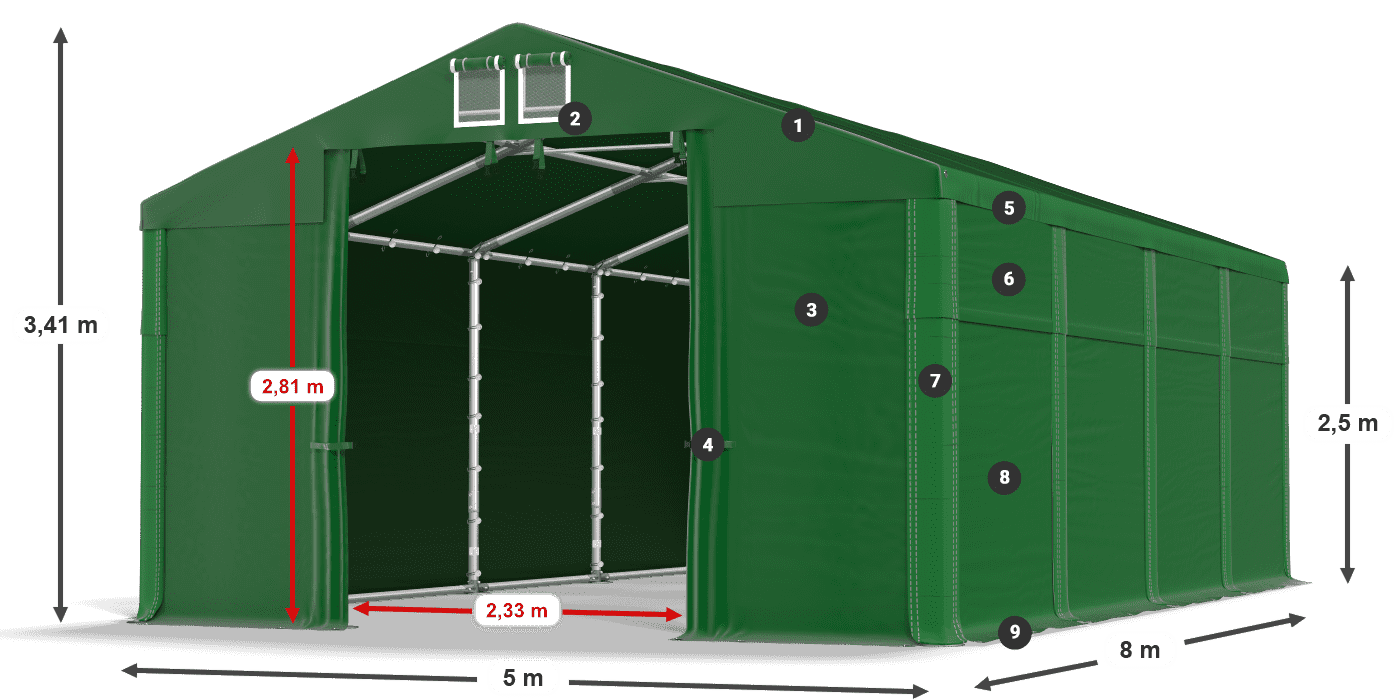 MSD 560 PVC legende 2,5m