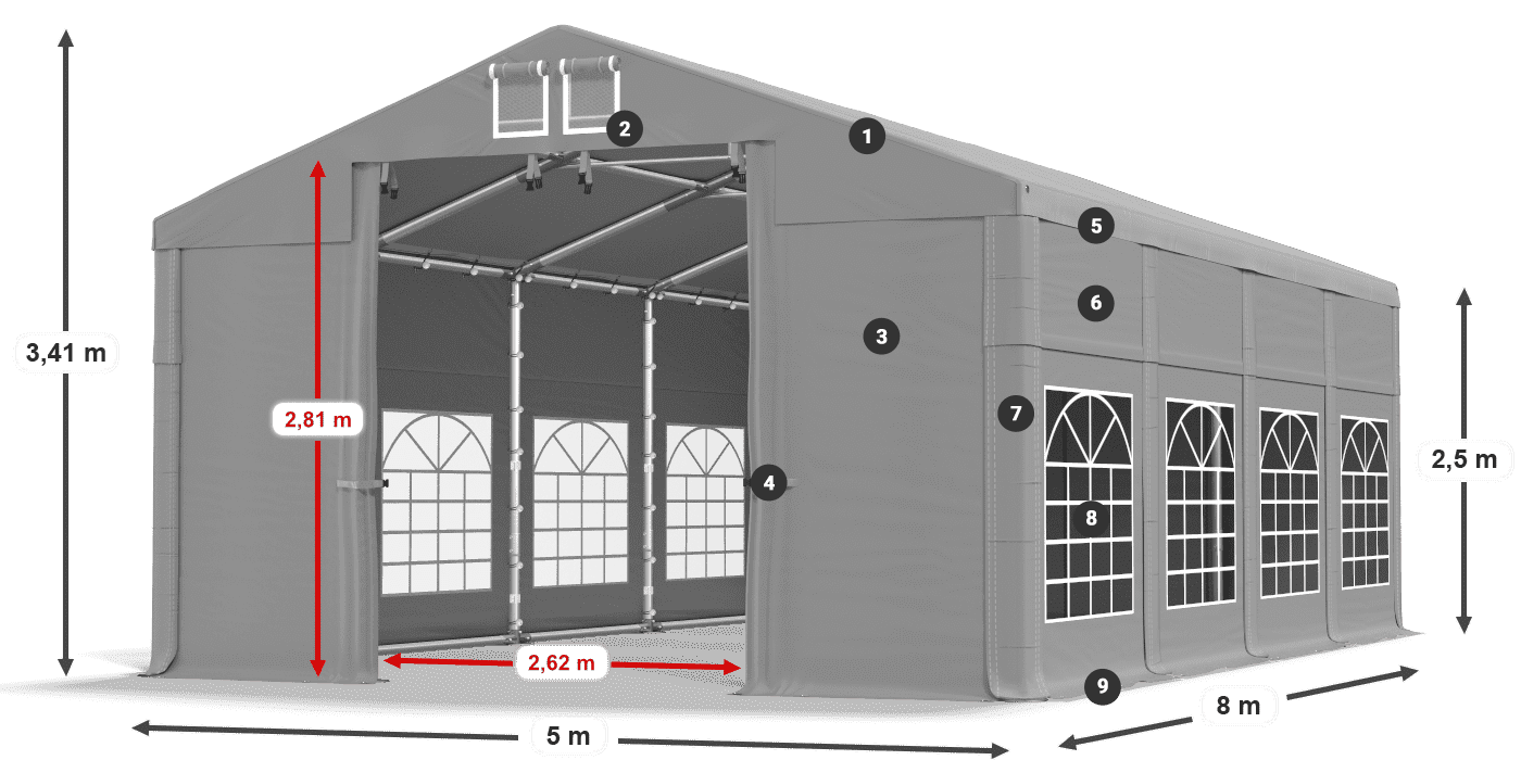 ISD 560 PVC legende 2,5m