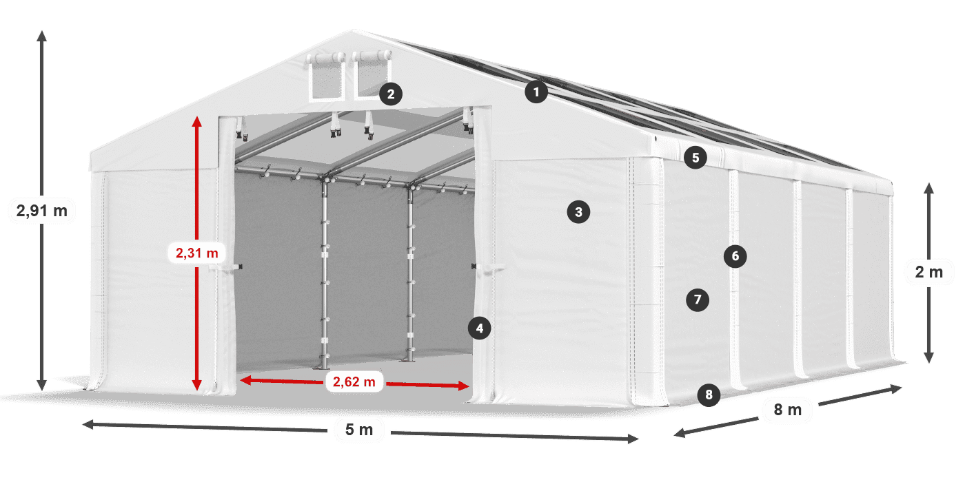 MMST 580 PVC legende 2m