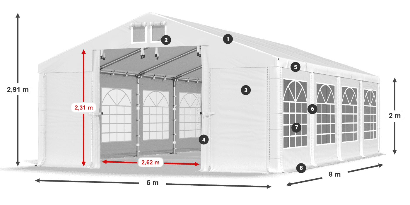 IMS 580 PVC legende 2m