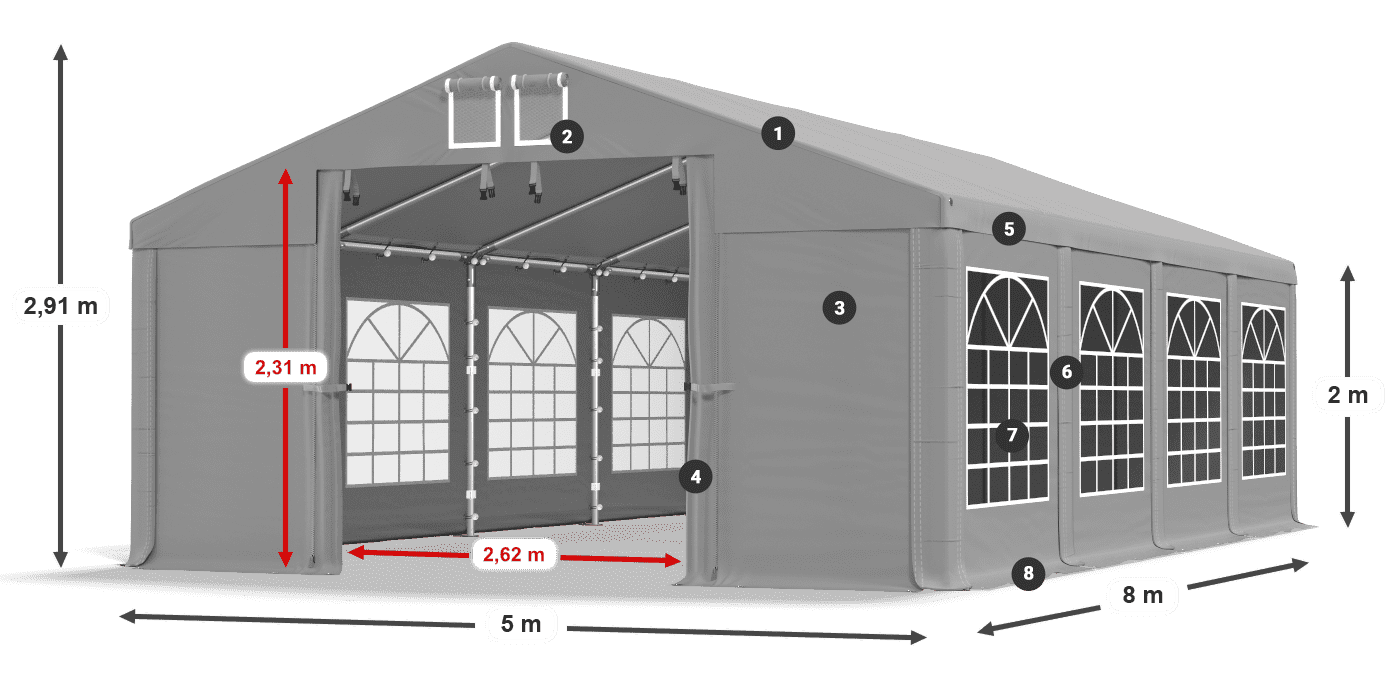 ISD 560 PVC legende 2m