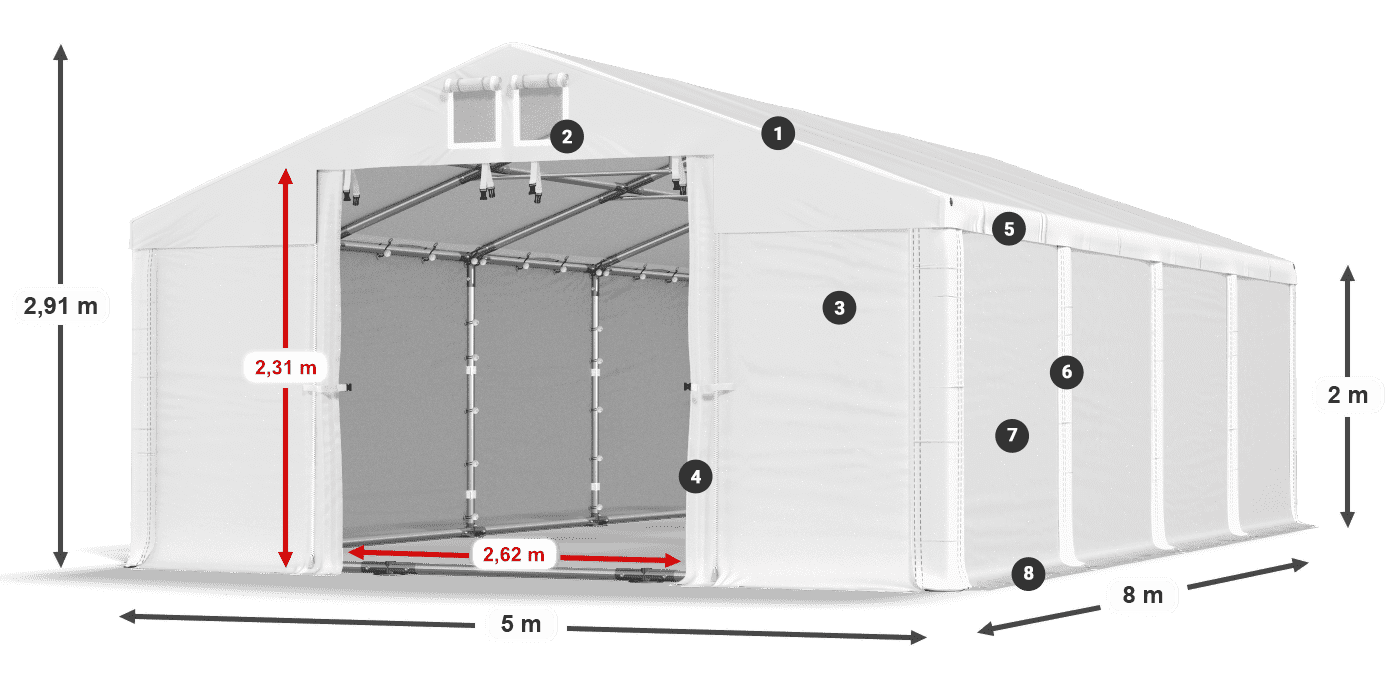 MSD 560 PVC legende 2m