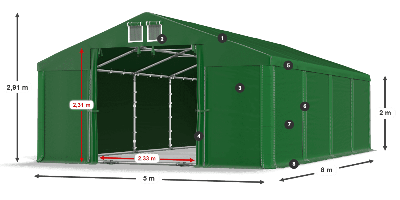 MSD 560 PVC legende 2m