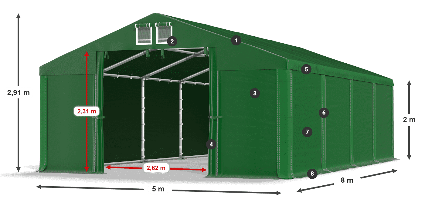 MSD 560 PVC legende 2m