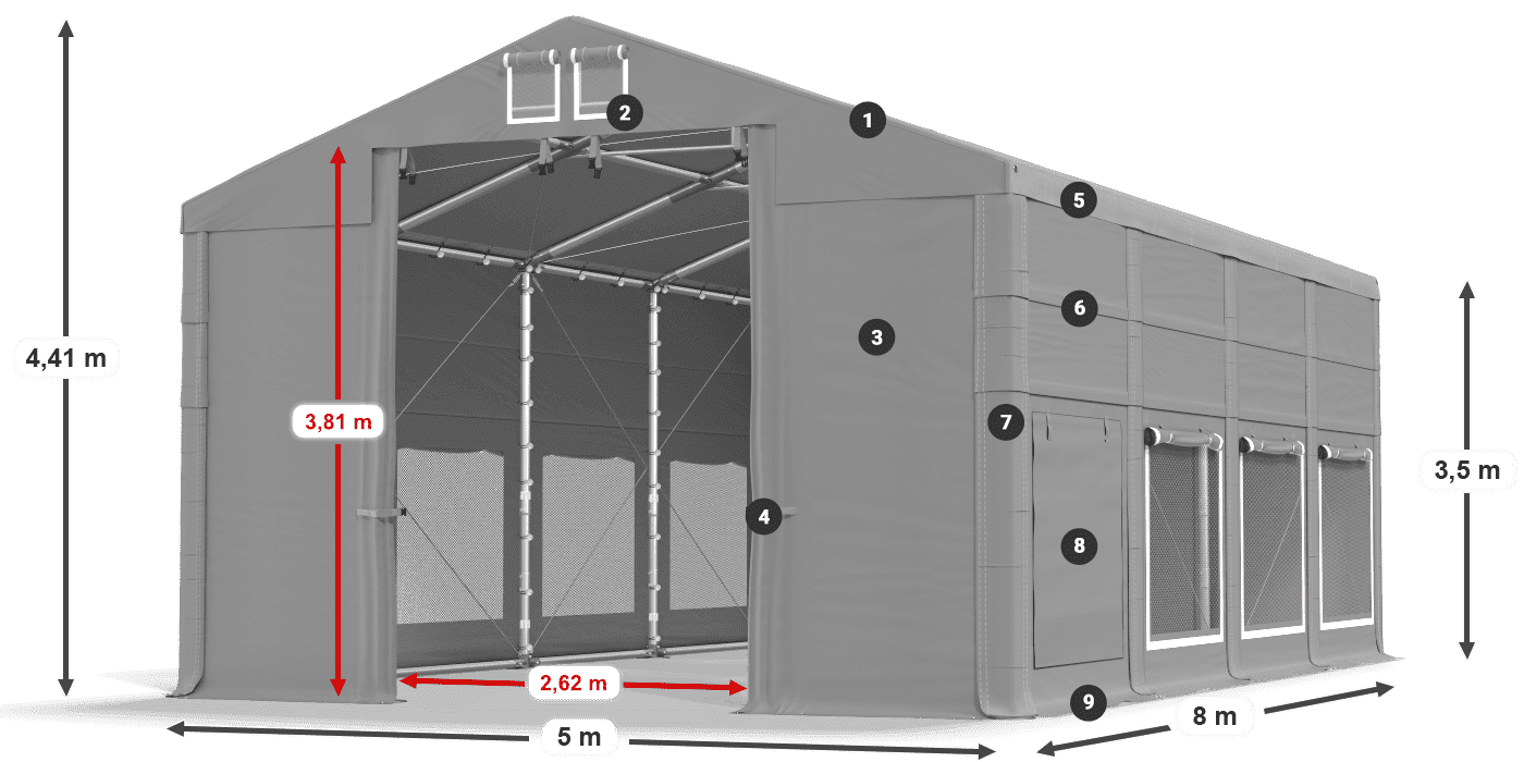 ISDM 560 PVC legende 3,5m