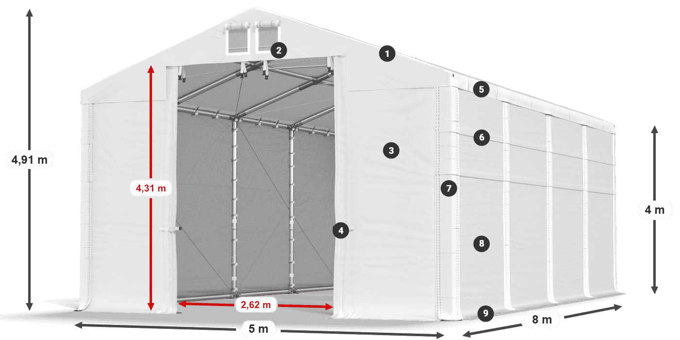 MSD 560 PVC legende 4m