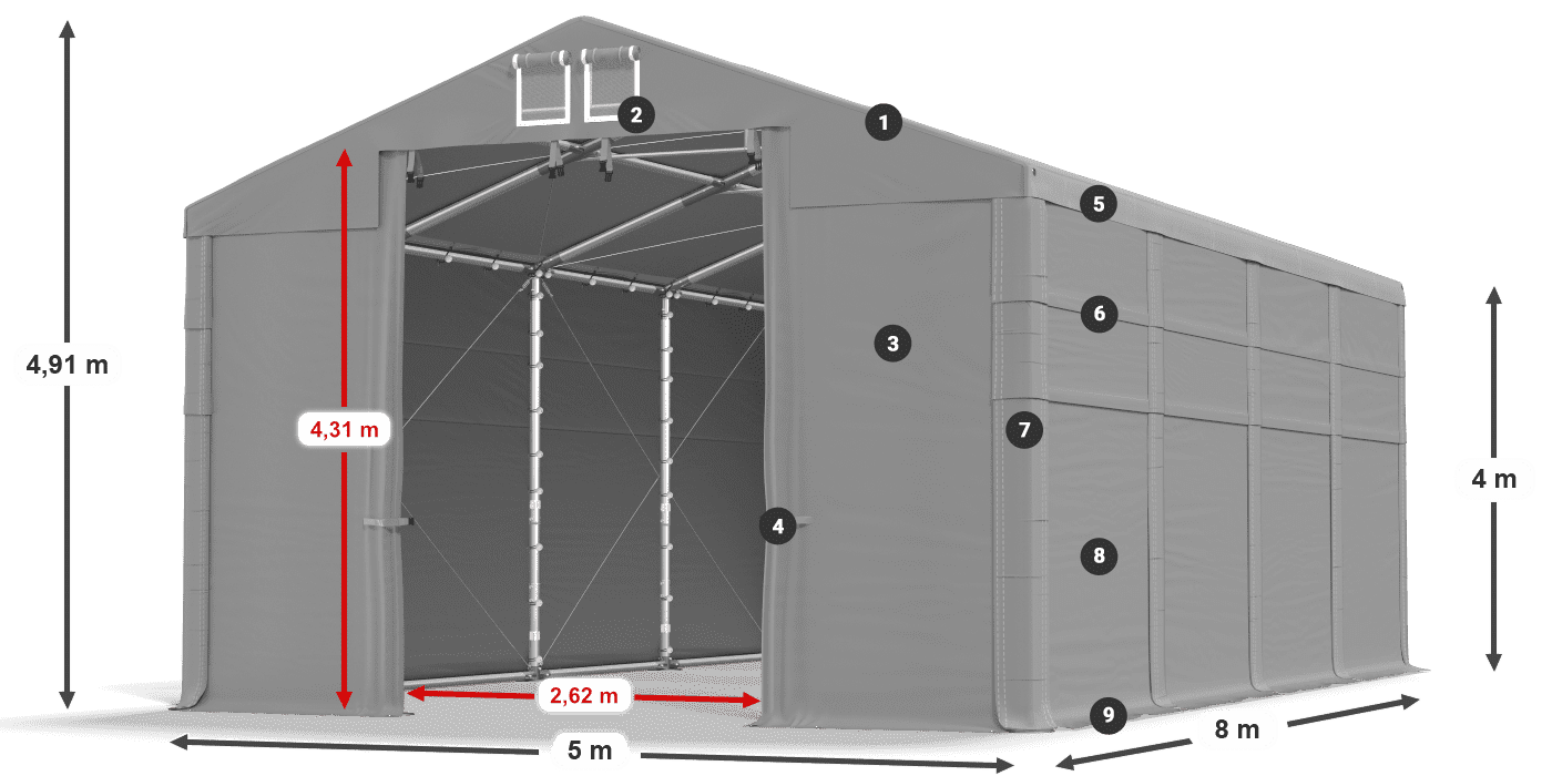 MSD 560 PVC legende 4m
