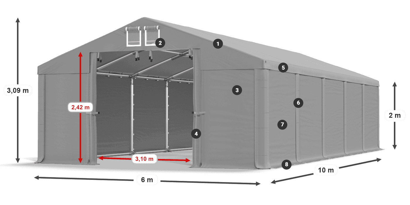 MSD 560 PVC legende 2m
