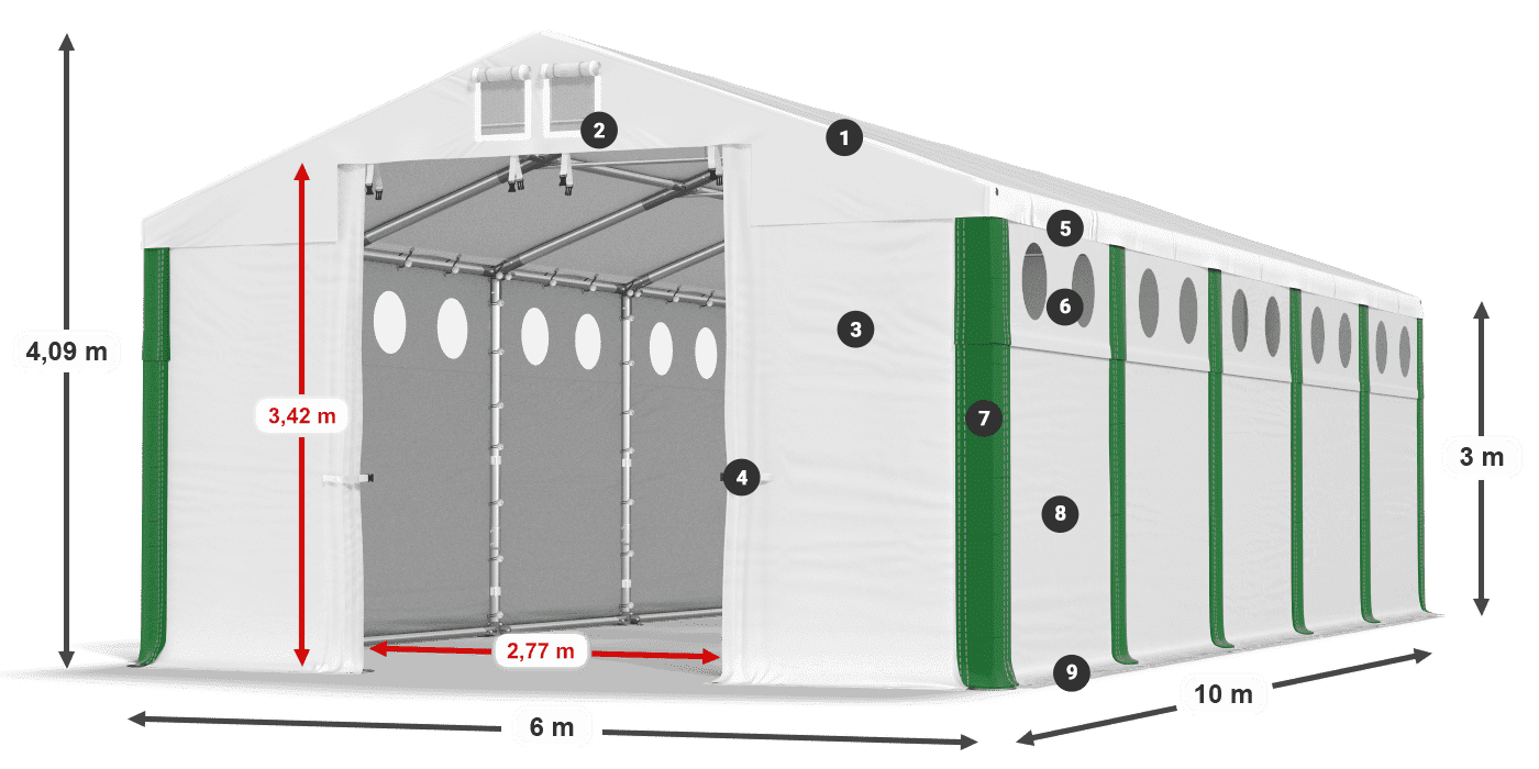 MFRO 620 PVC legende 3m