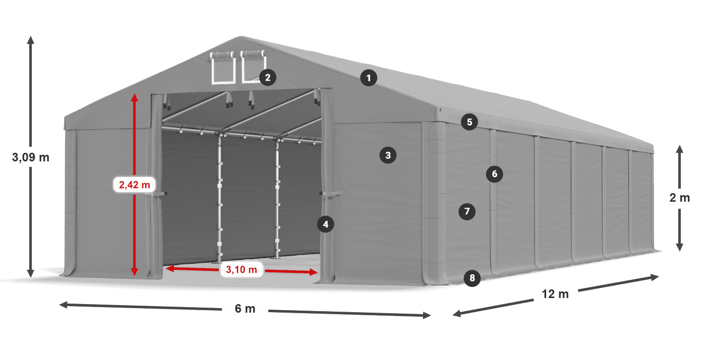 MSD 560 PVC legende 2m