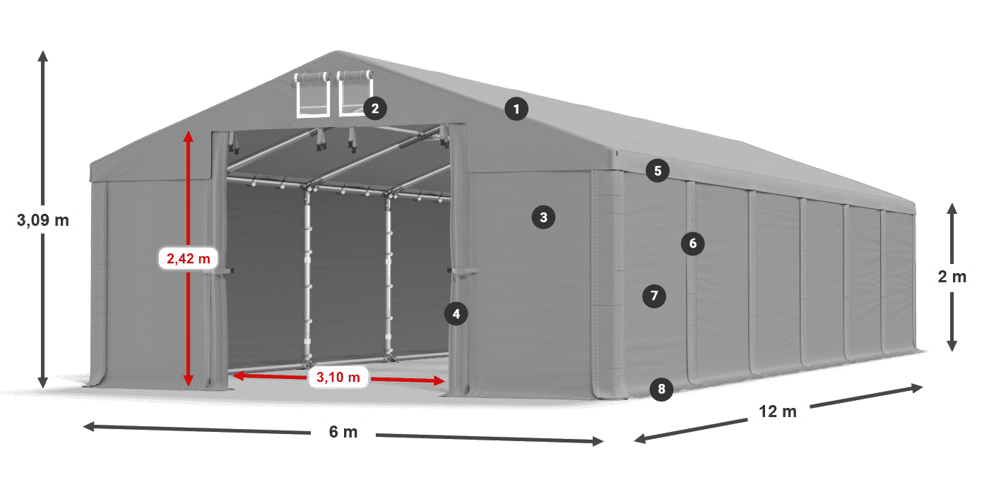 MSD 560 PVC legende 2m