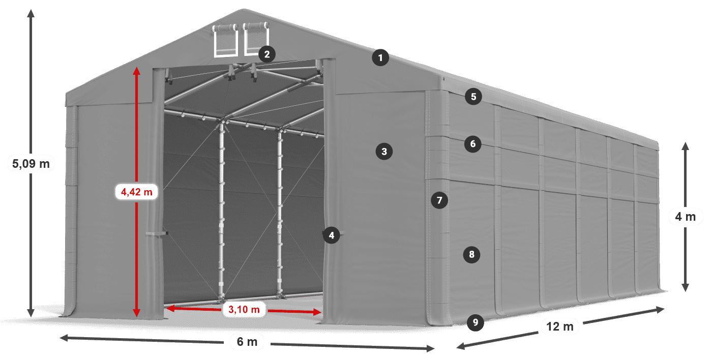 MSD 560 PVC legende 4m