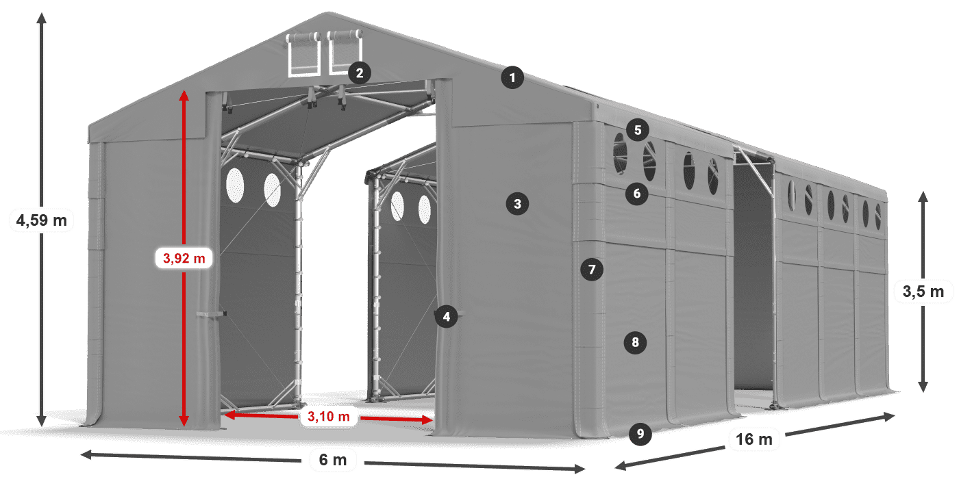 MFRO 620 PVC legende 3,5m