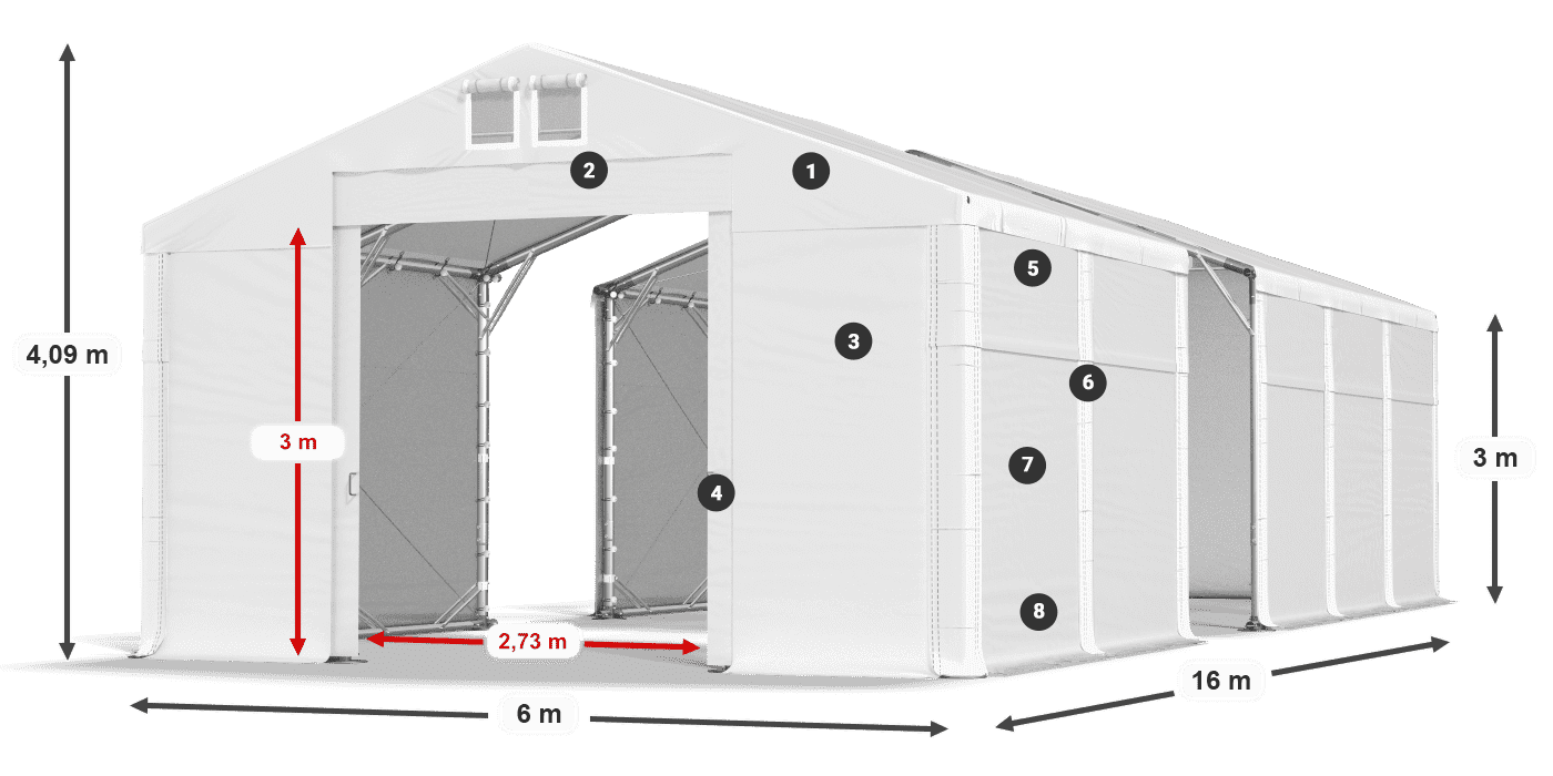MFR 620 PVC legende 3m