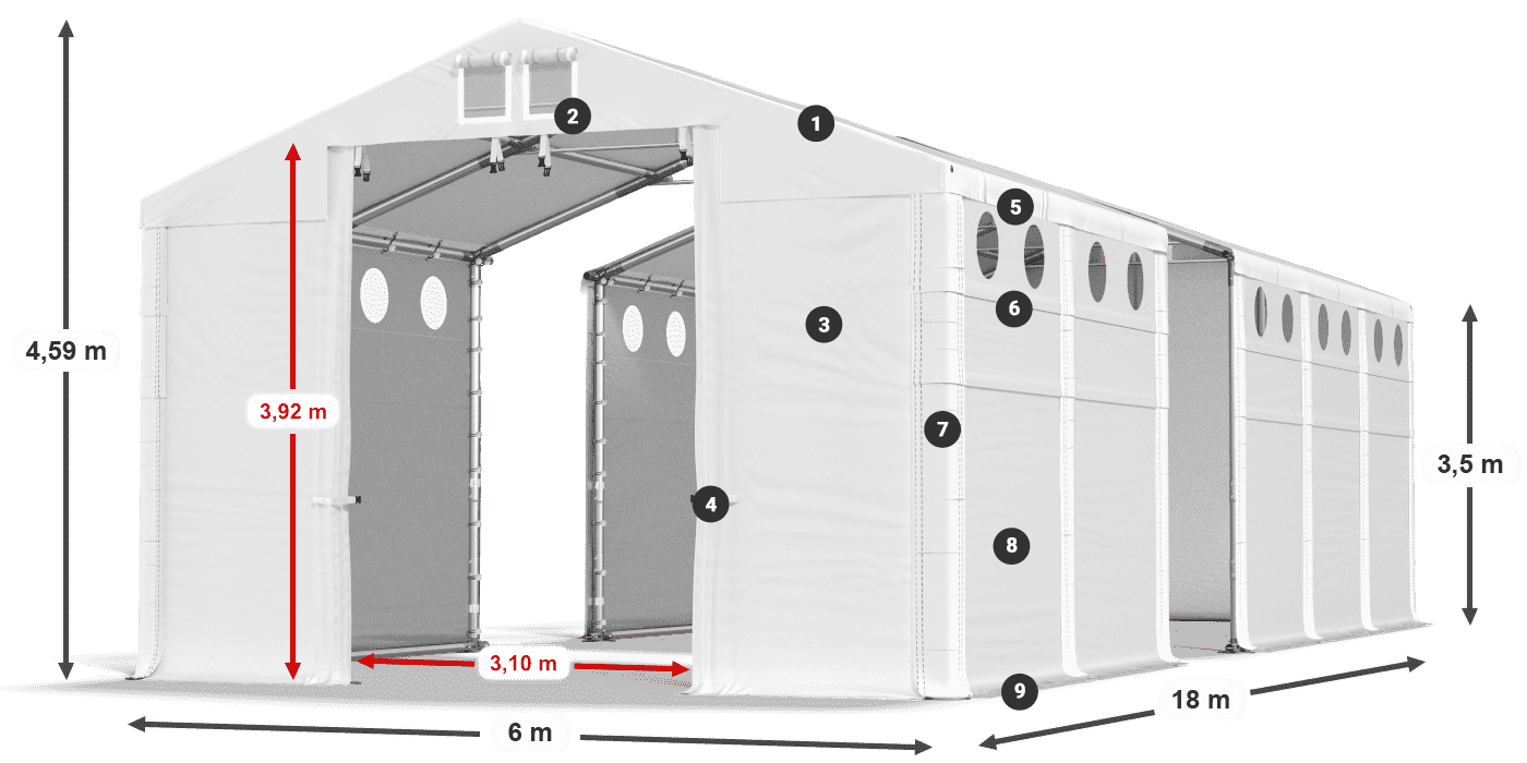 MFRO 620 PVC legende 3,5m