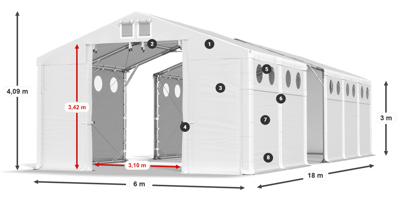 MFRO 620 PVC legende 3m