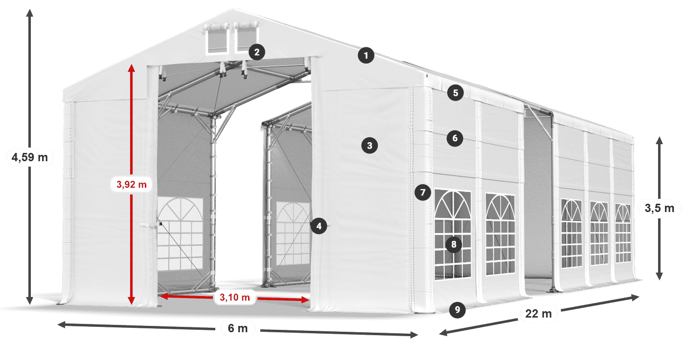 ISD 560 PVC legende 3,5m