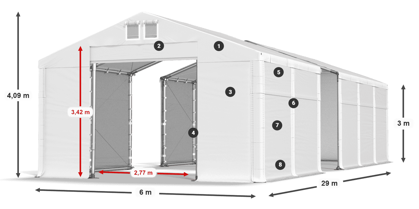 MFR 620 PVC legende 3m