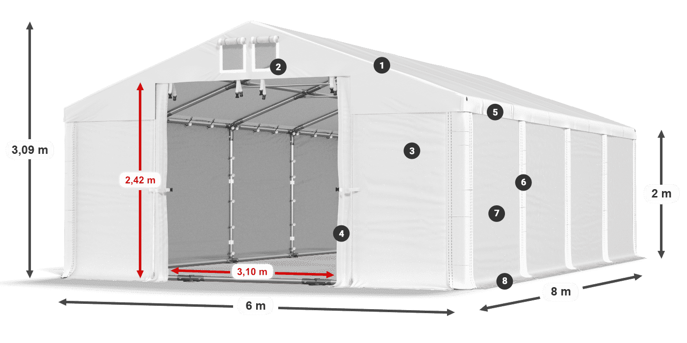 MSD 560 PVC legende 2m