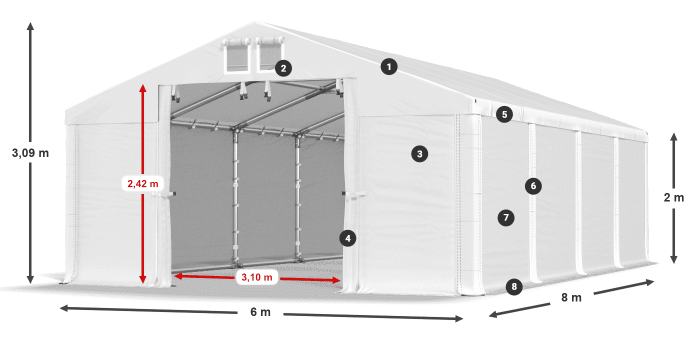 MSD 560 PVC legende 2m