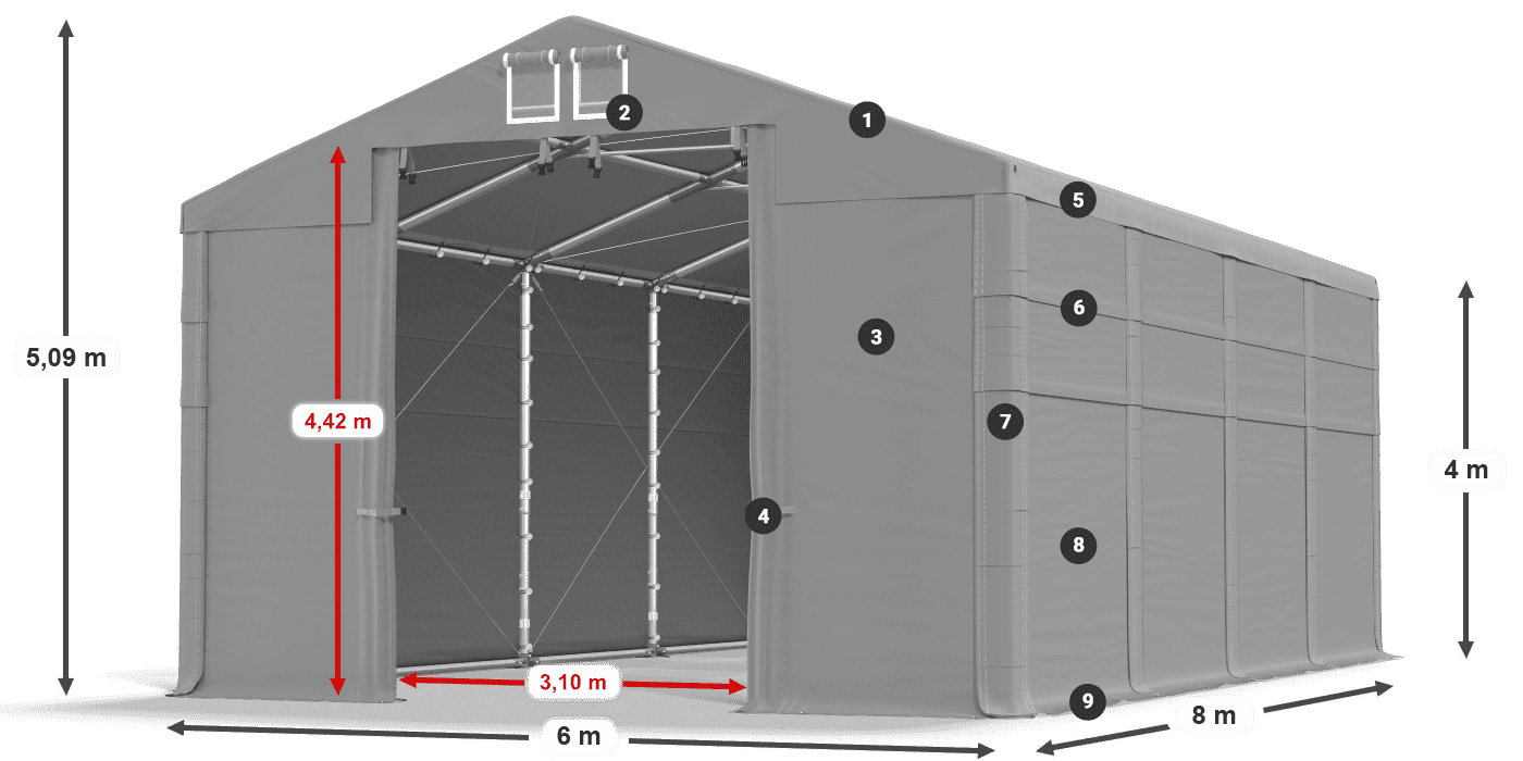 MSD 560 PVC legende 4m