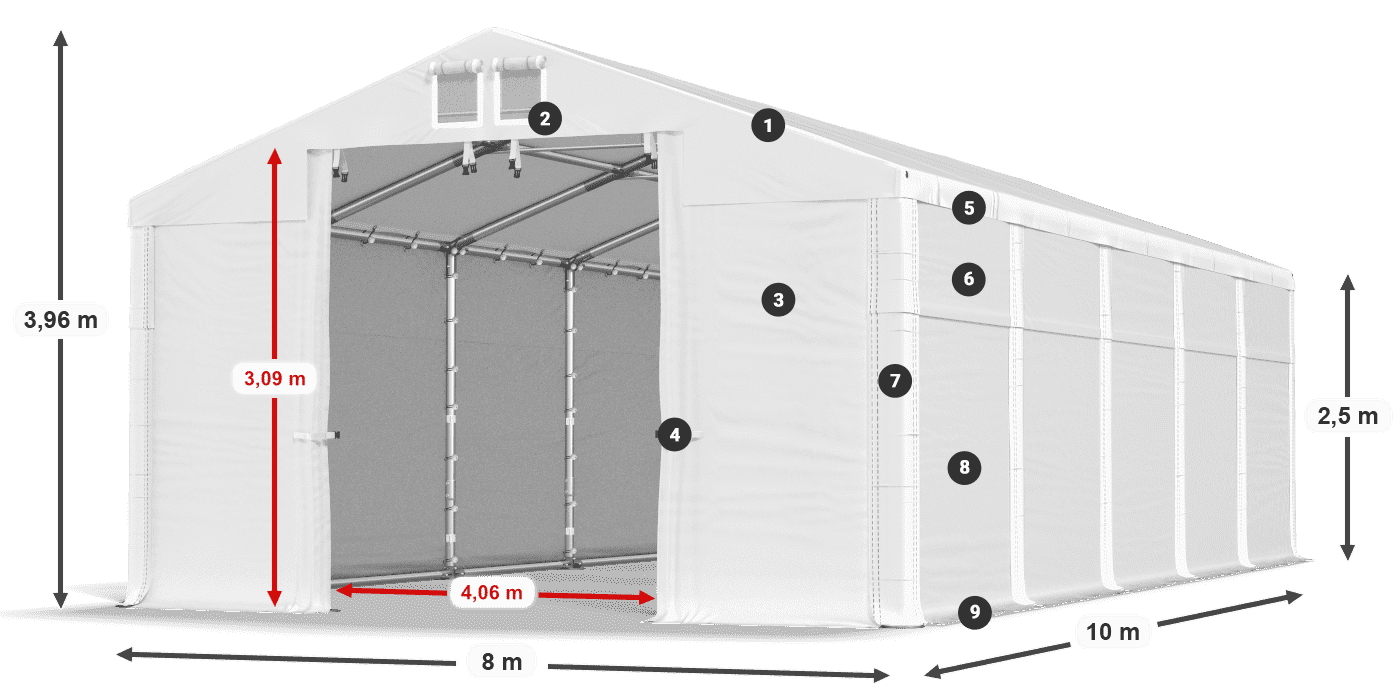 MSD 560 PVC legende 2,5m