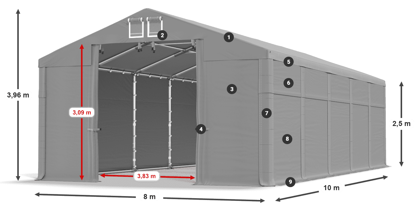 MSD 560 PVC legende 2,5m