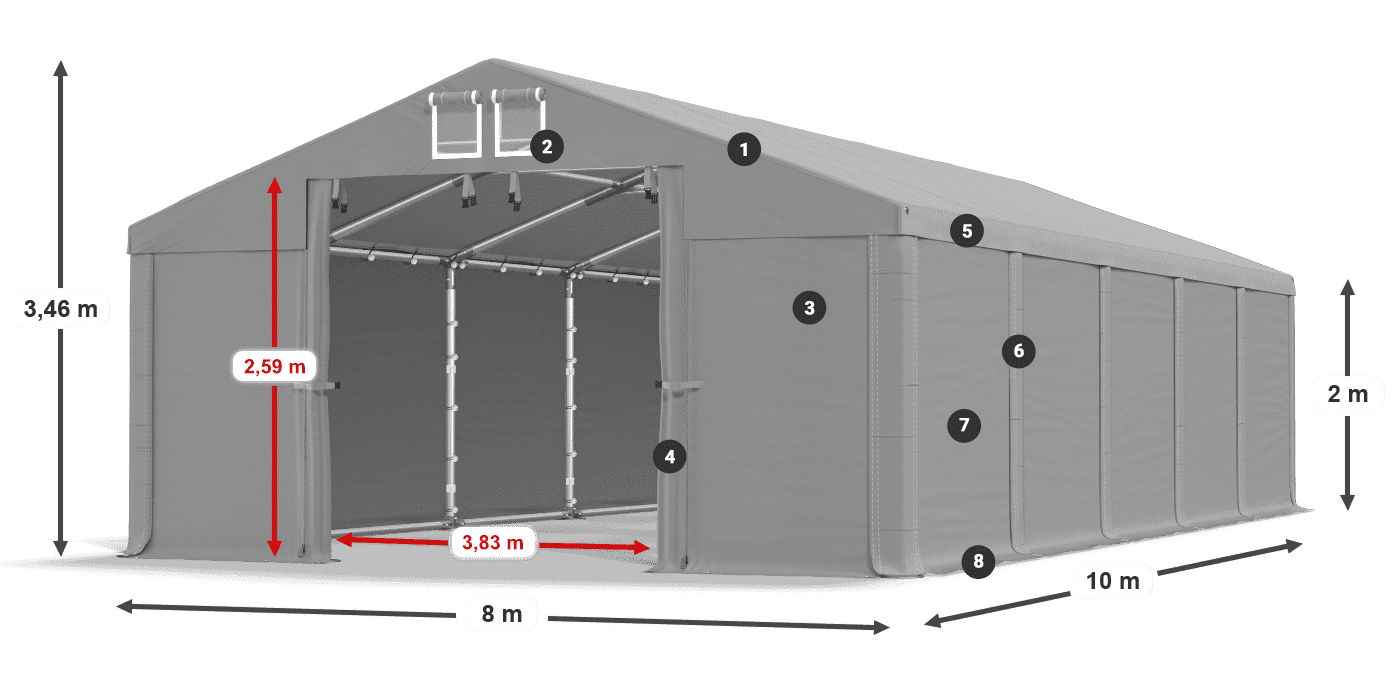 MSD 560 PVC legende 2m