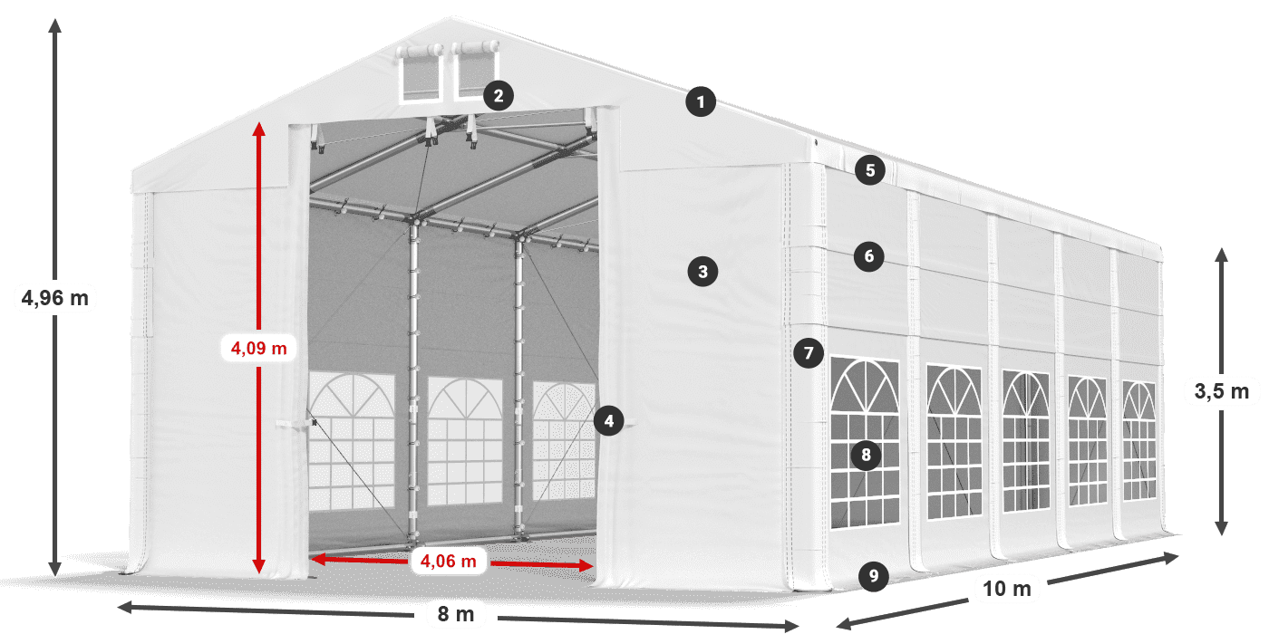 ISD 560 PVC legende 3,5m