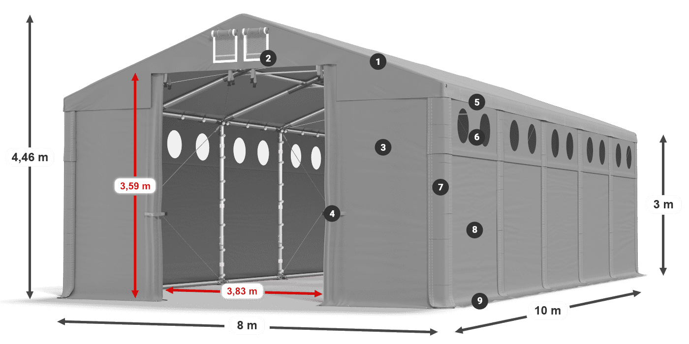 MFRO 620 PVC legende 3m
