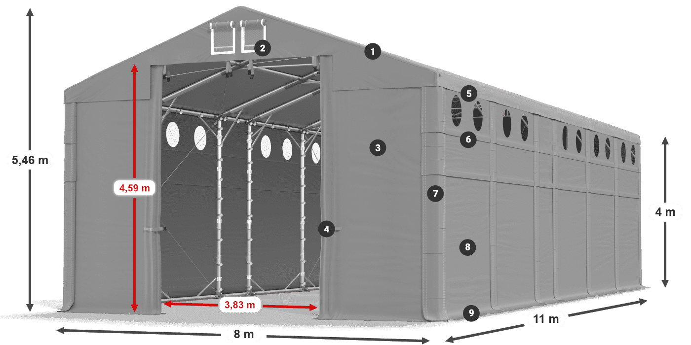 MFRO 620 PVC legende 4m