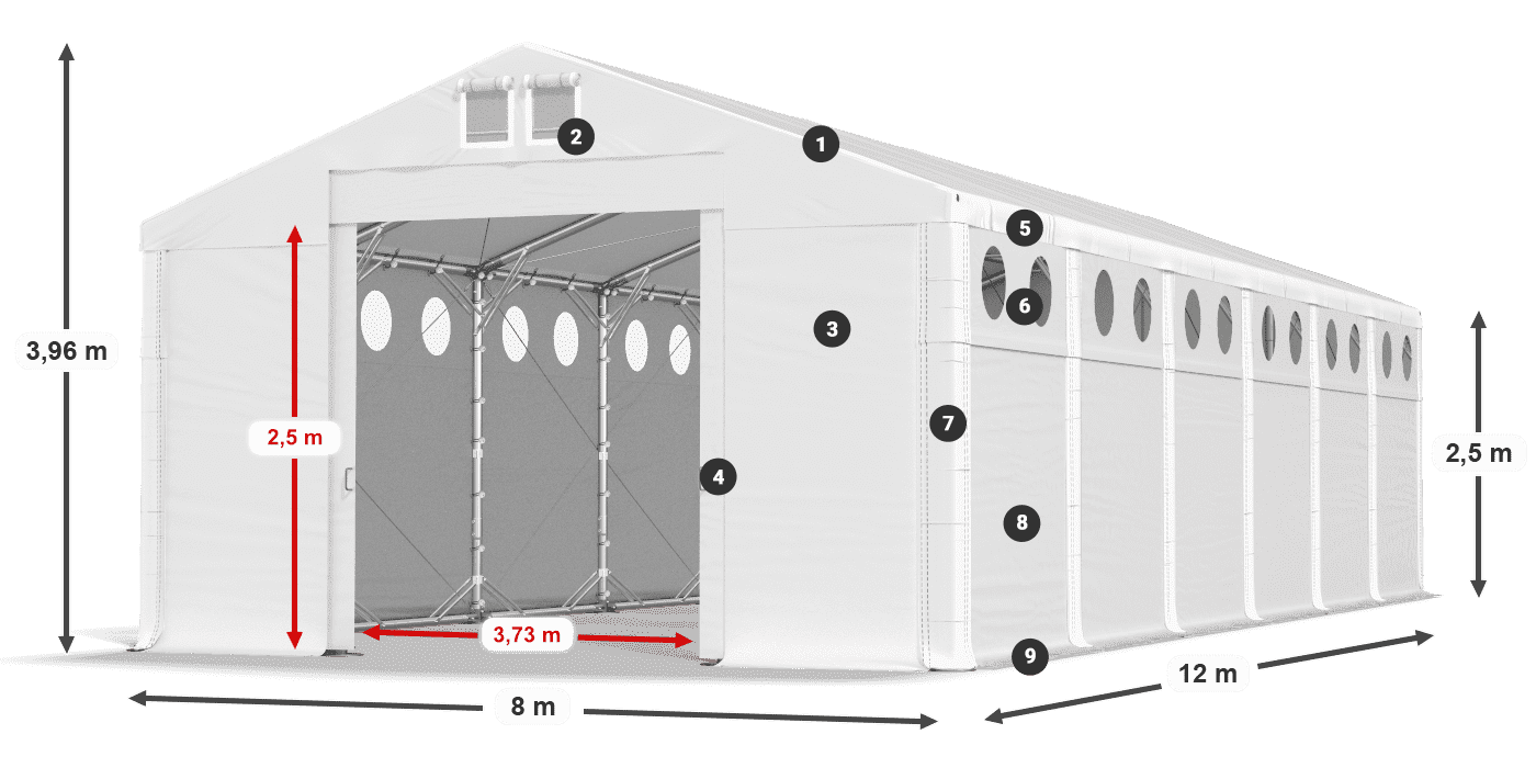 MFRO 620 PVC legende 2,5m