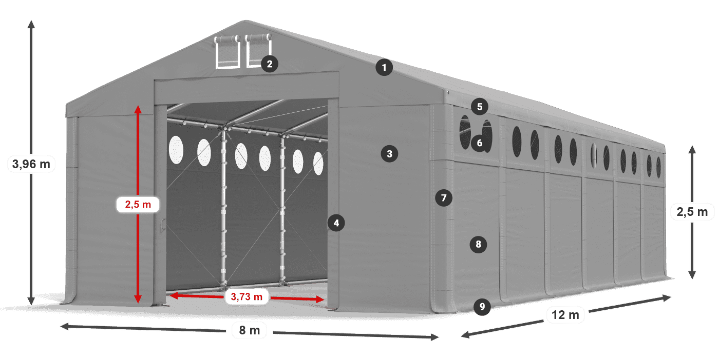 MFRO 620 PVC legende 2,5m