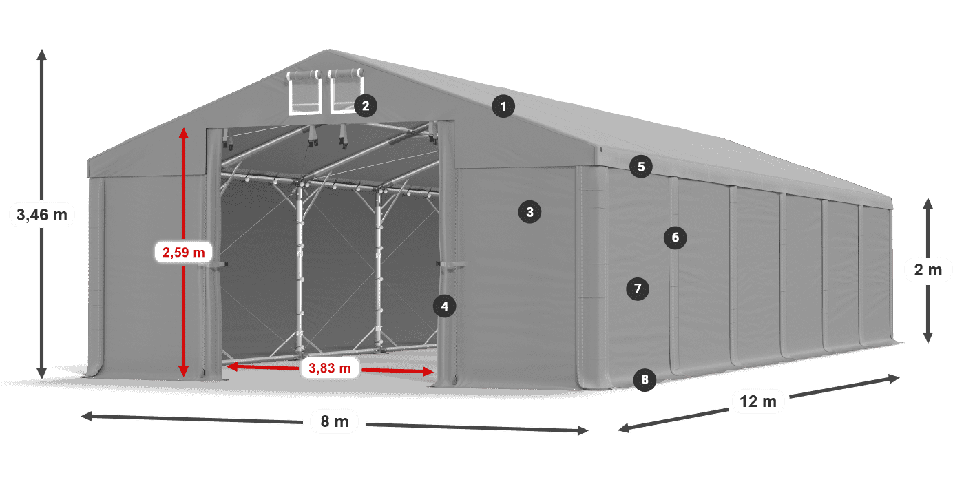 MSD 560 PVC legende 2m