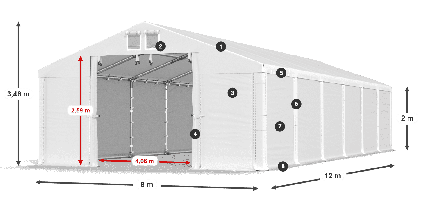 MSD 560 PVC legende 2m
