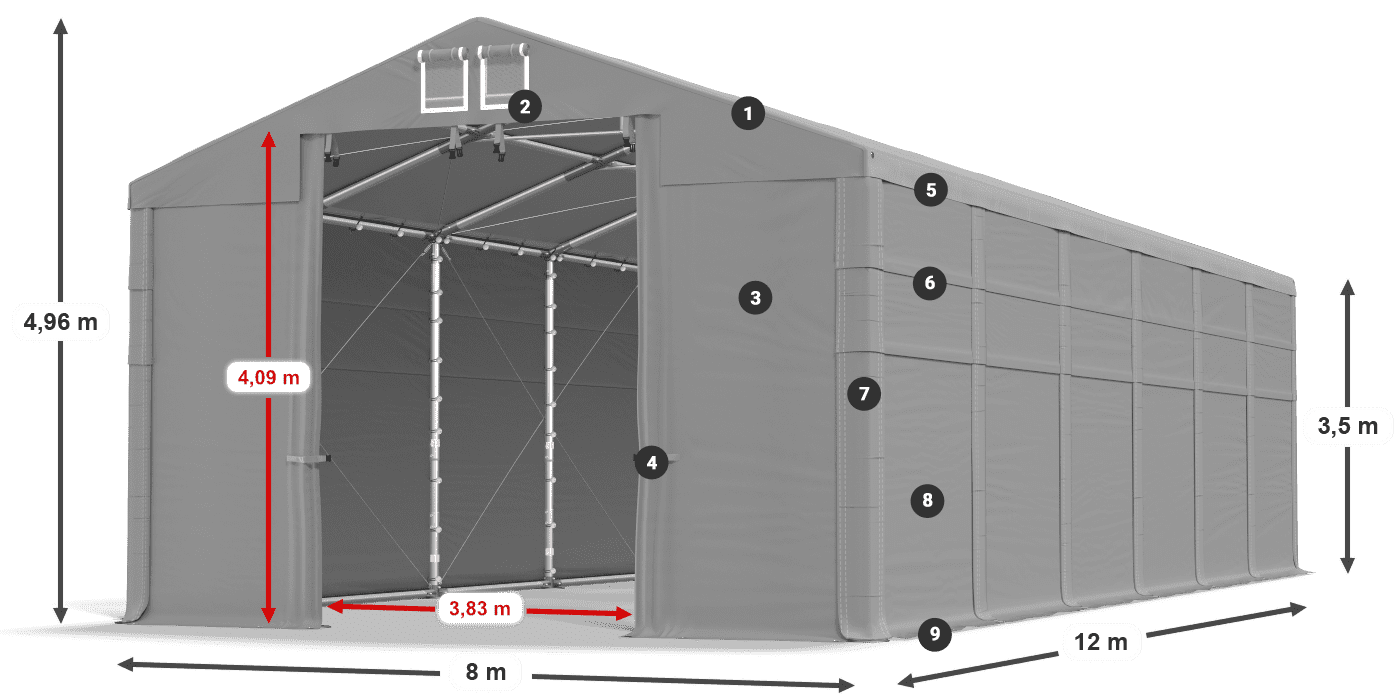 MSD 560 PVC legende 3,5m