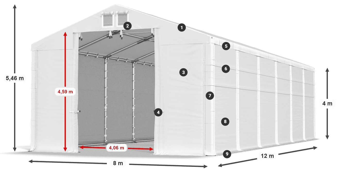 MFR 620 PVC legende 4m