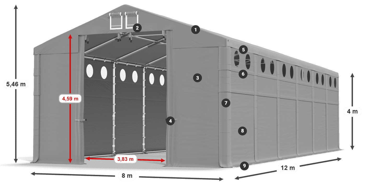 MFRO 620 PVC legende 4m