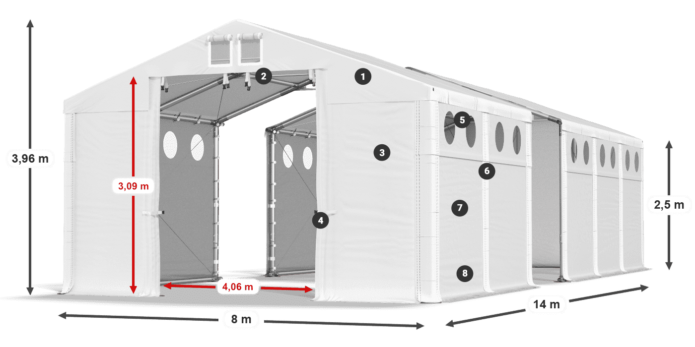 MFRO 620 PVC legende 2,5m
