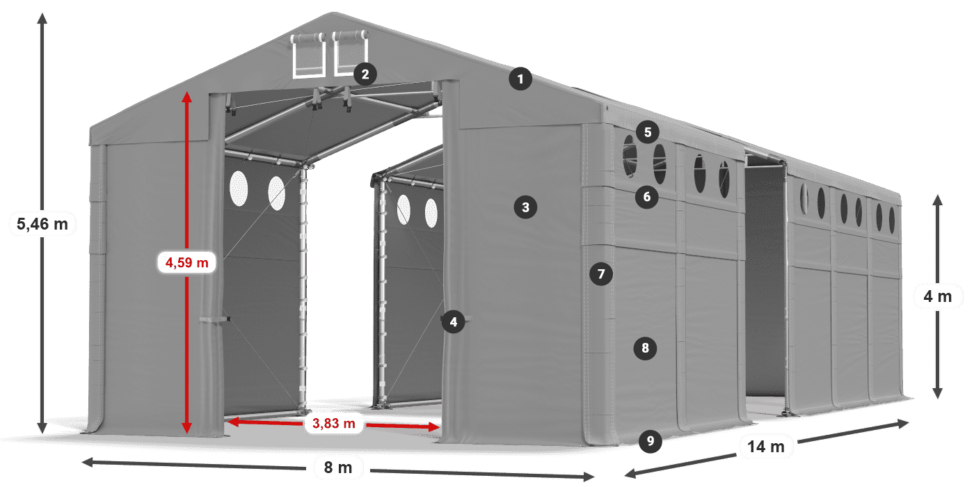 MFRO 620 PVC legende 4m