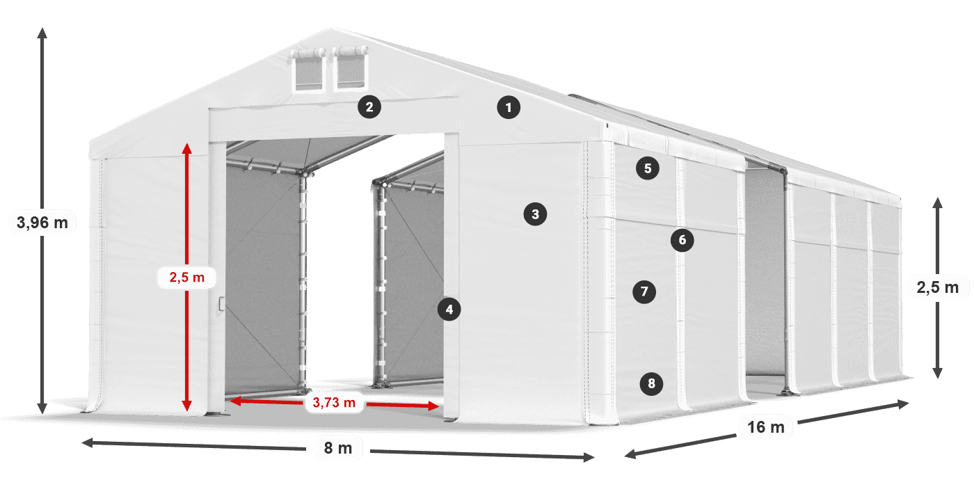 MFR 620 PVC legende 2,5m