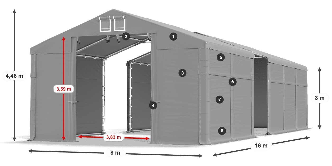 MFR 620 PVC legende 3m