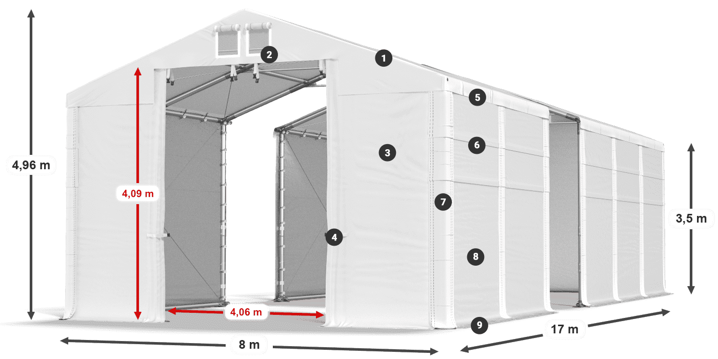 MFR 620 PVC legende 3,5m